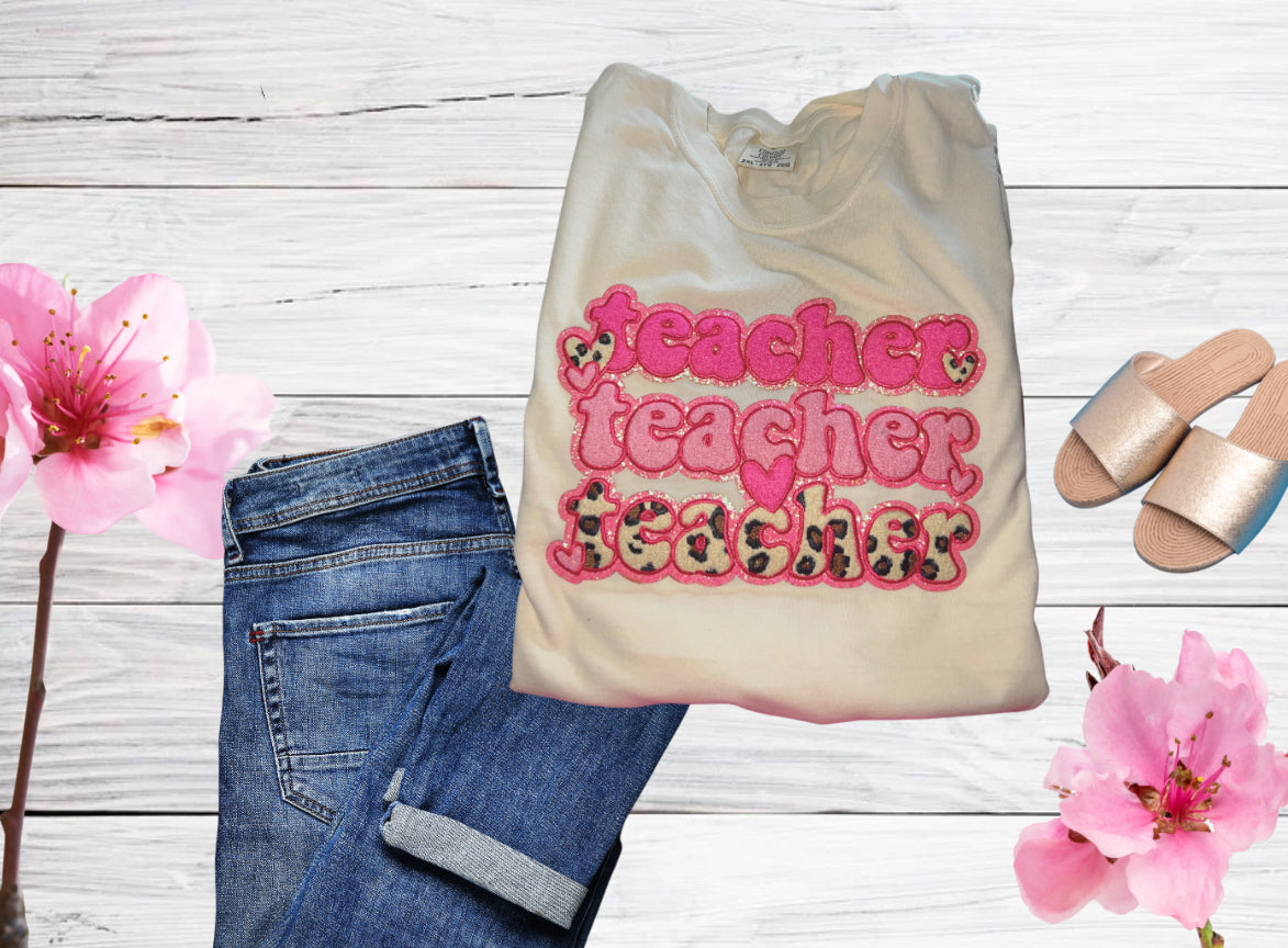 Teacher Patch T-Shirt