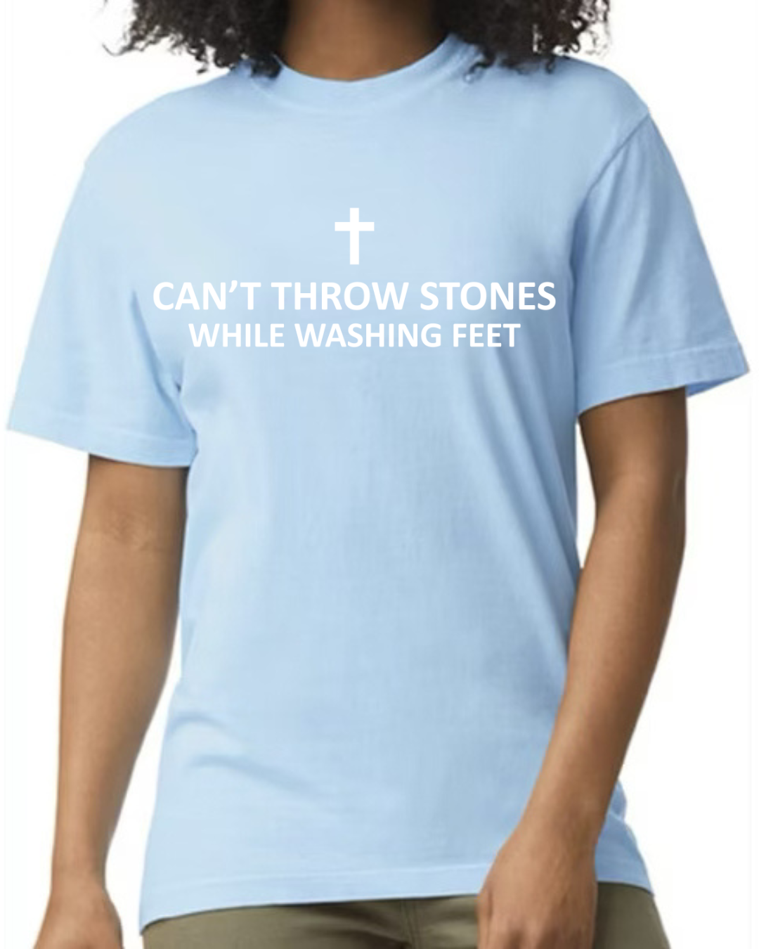 Can't Throw Stones While Washing Feet -hydrangea