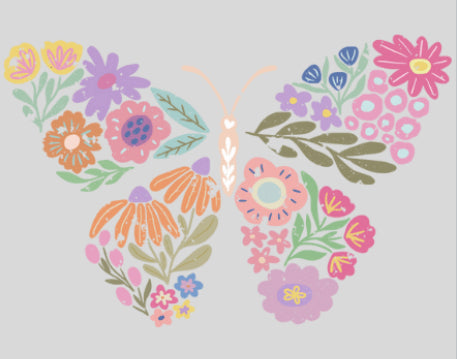 Boho Butterfly DTF Print