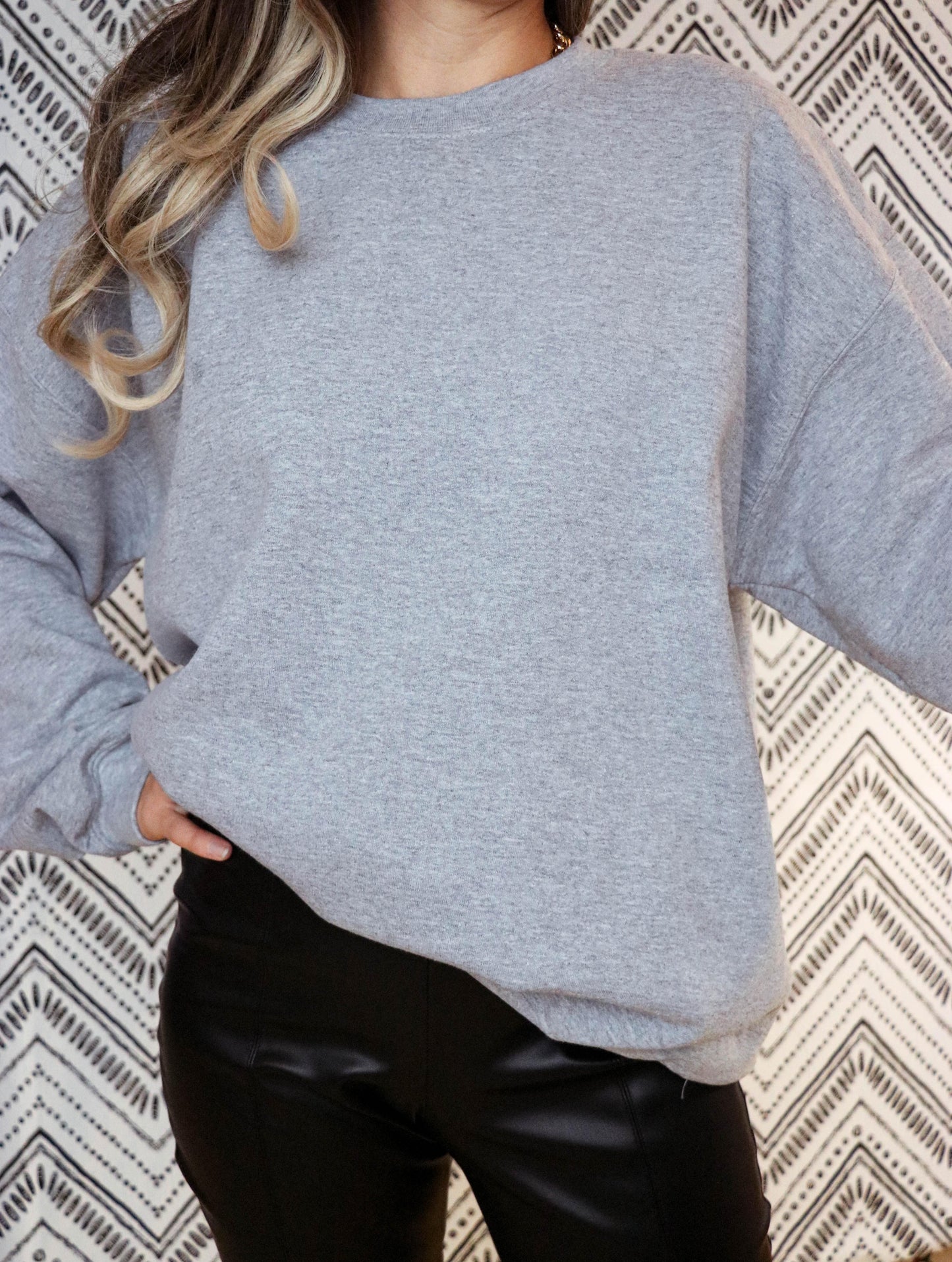 Sport Grey Gildan Sweatshirt