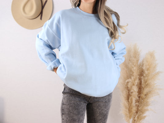 Light Blue Gildan Sweatshirt