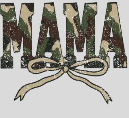 Camo Mama DTF Print