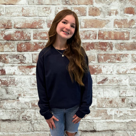 Navy Gildan Sweatshirts