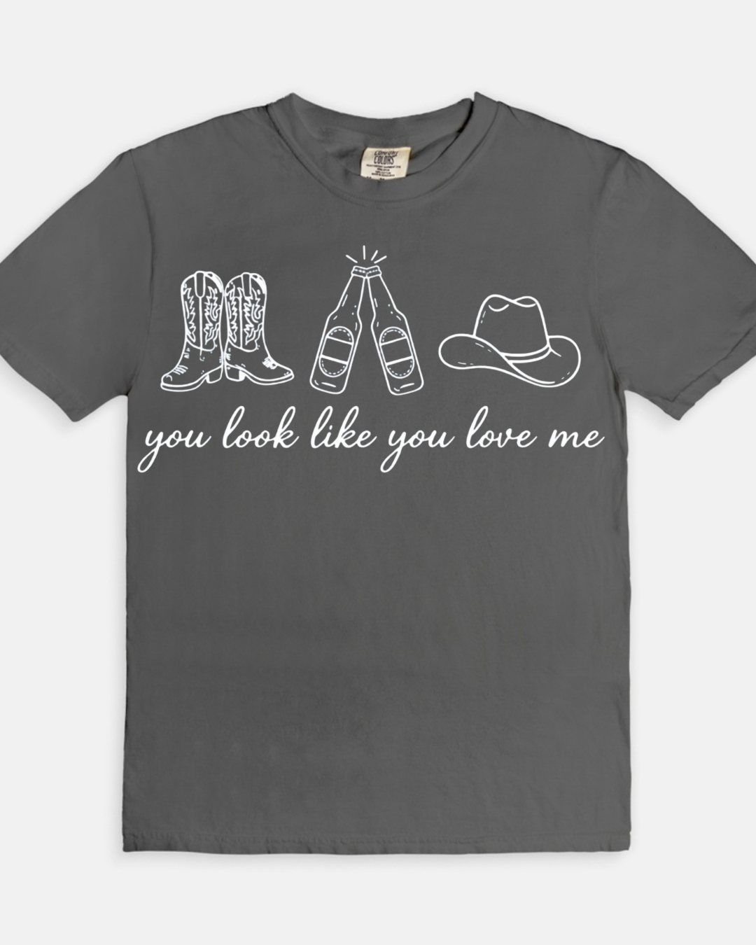 You Look Like You Love Me Tee - pepper