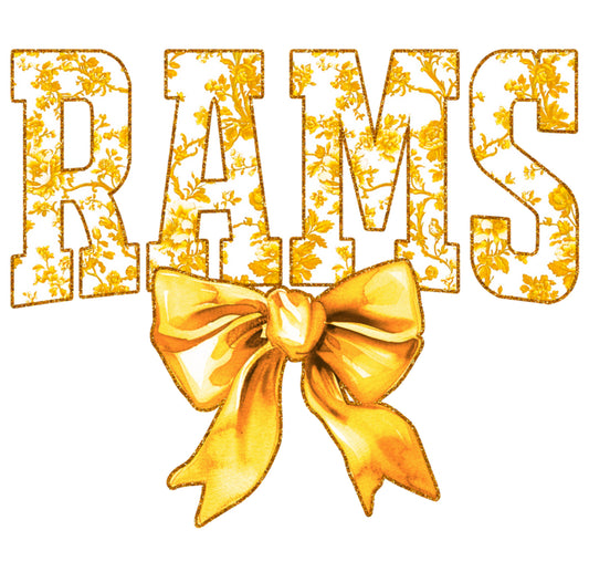Rams Bow DTF Print