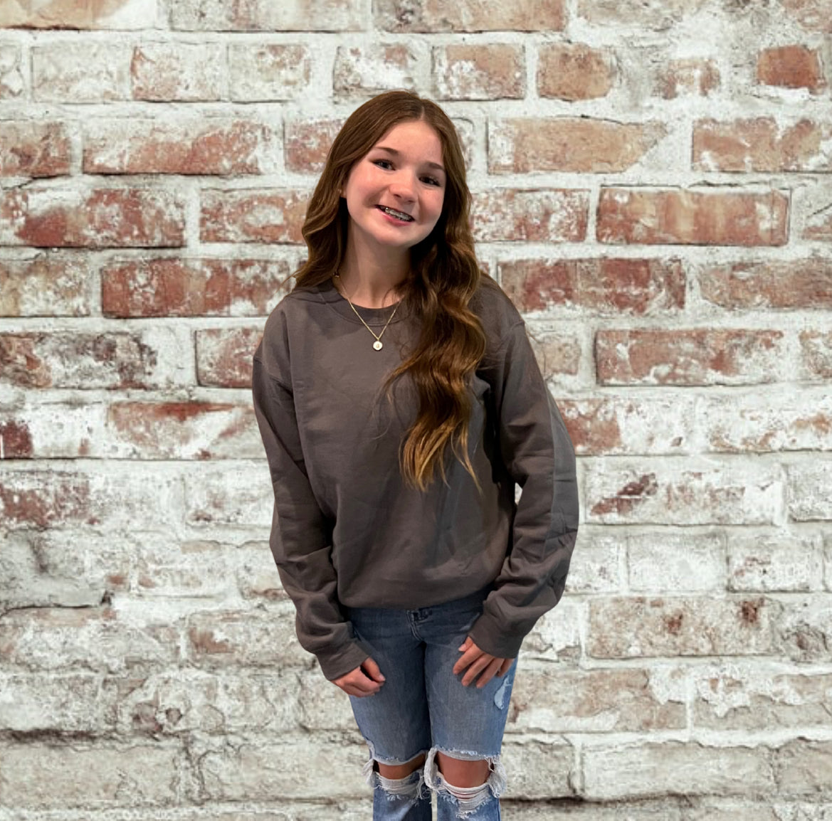 Charcoal Gildan Sweatshirt