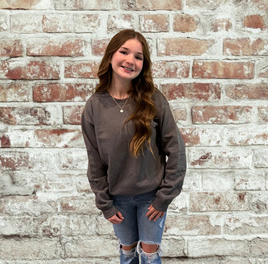Charcoal Gildan Sweatshirt