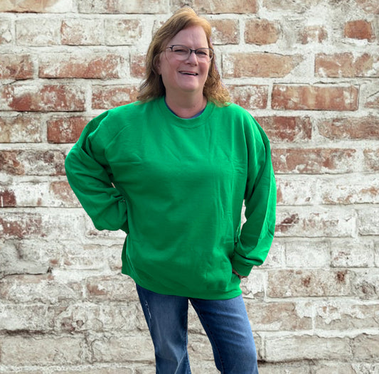 Irish Green Gildan Sweatshirt