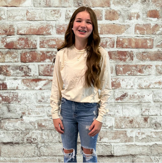 Ivory Comfort Colors Long Sleeve