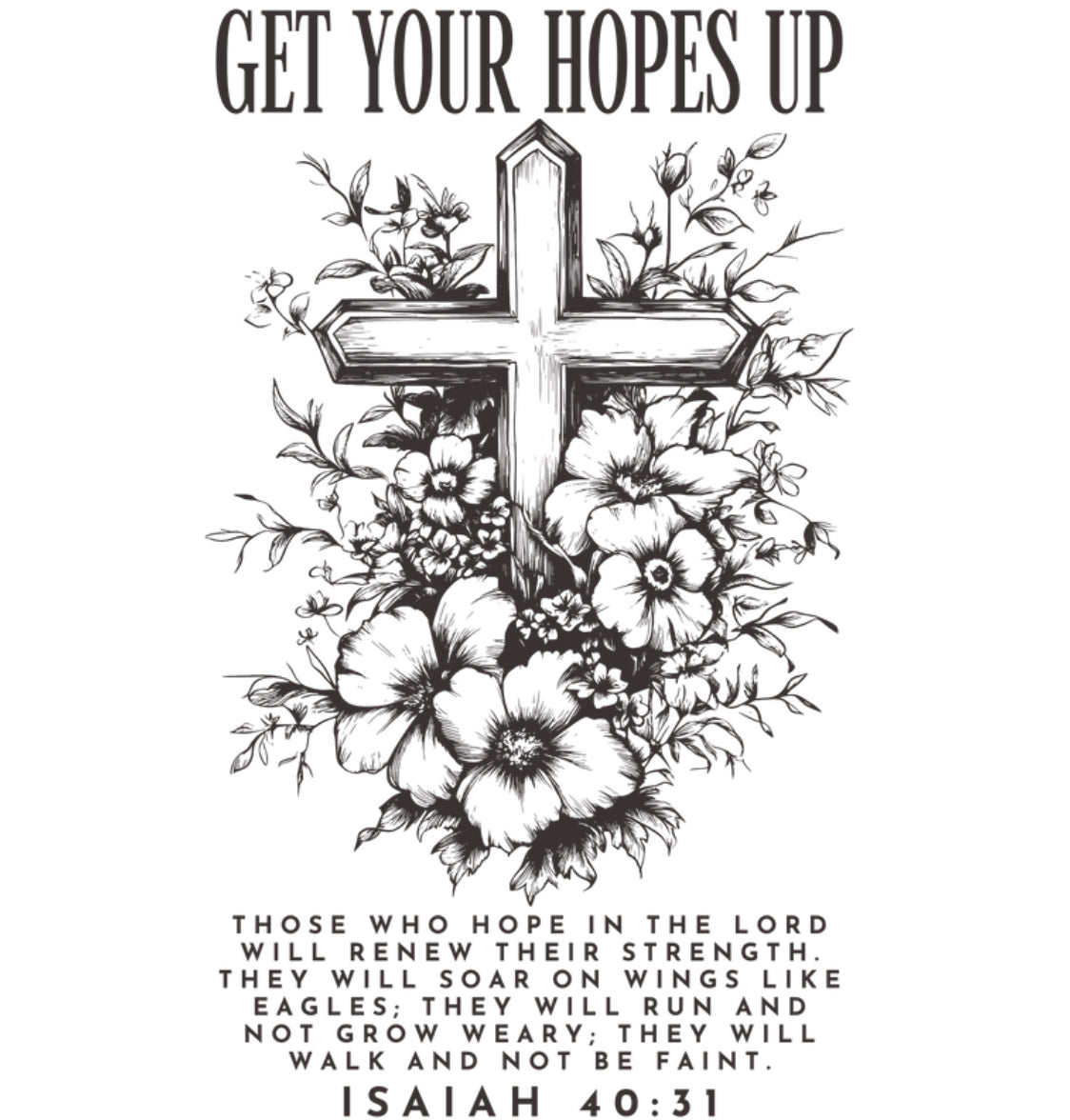 Get Your Hopes Up DTF Print
