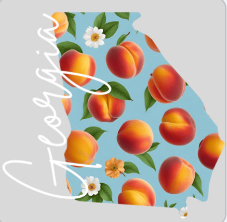 Georgia Peach DTF Print
