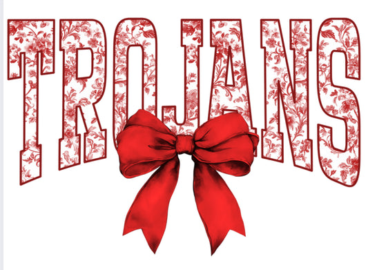Trojans Bow DTF Print