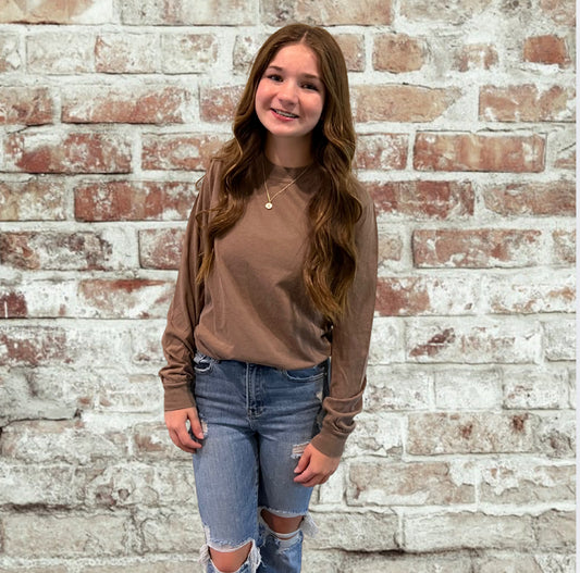 Espresso Comfort Colors Long Sleeve