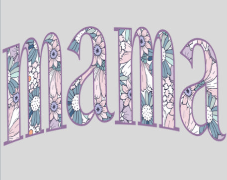Lilac Mama DTF Print