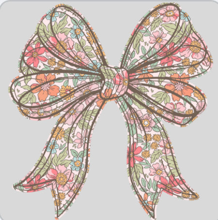 Spring Bow DTF Print