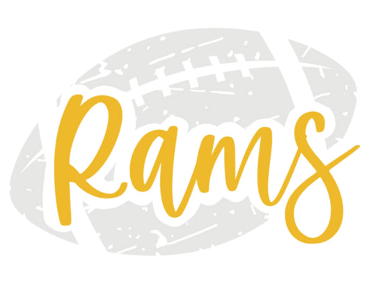 Rams Football DTF Pront