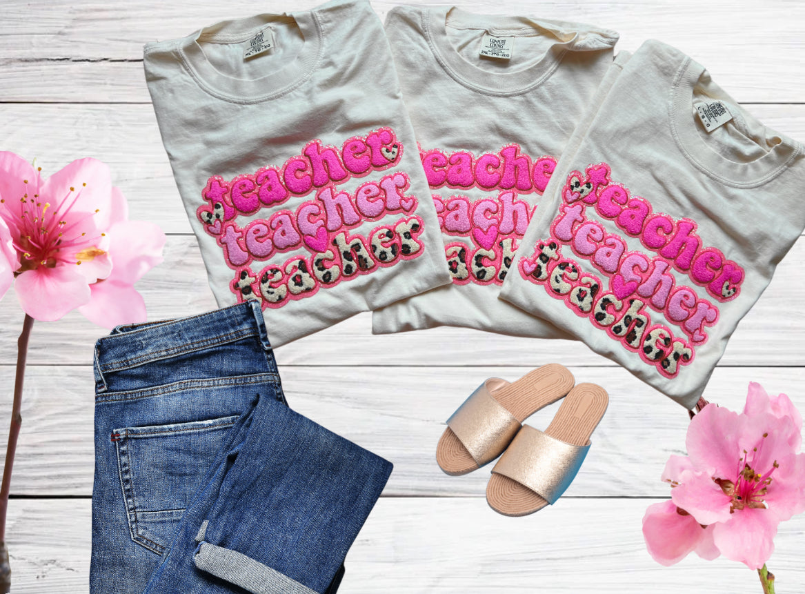 Teacher Patch T-Shirt