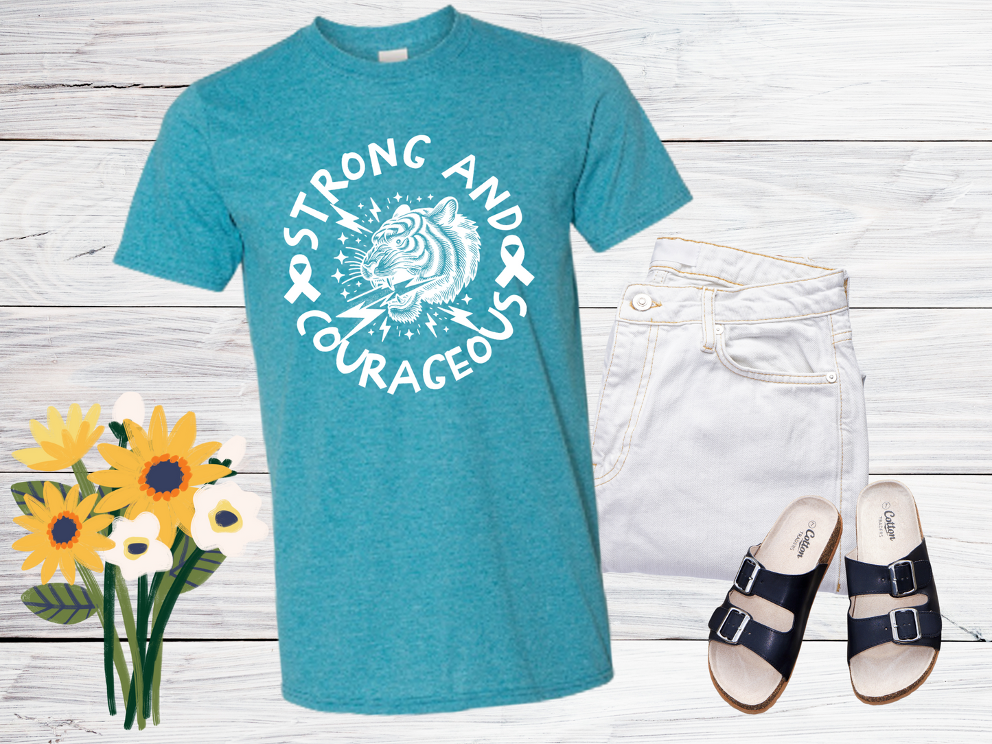 Strong and Courageous T-Shirt
