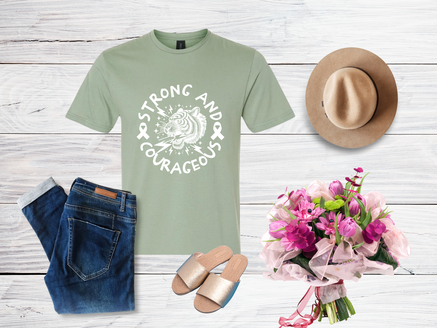 Strong and Courageous T-Shirt