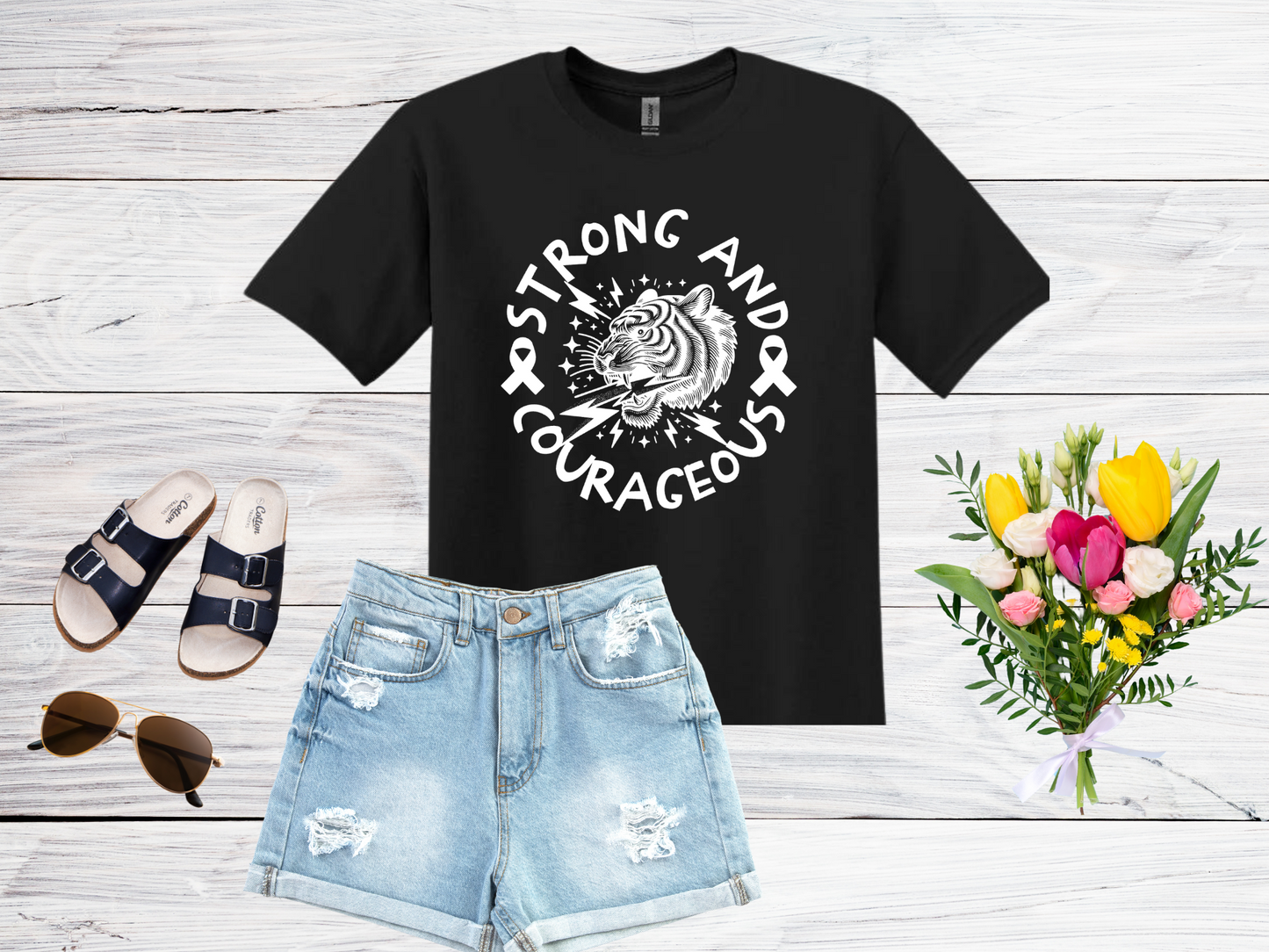 Strong and Courageous T-Shirt