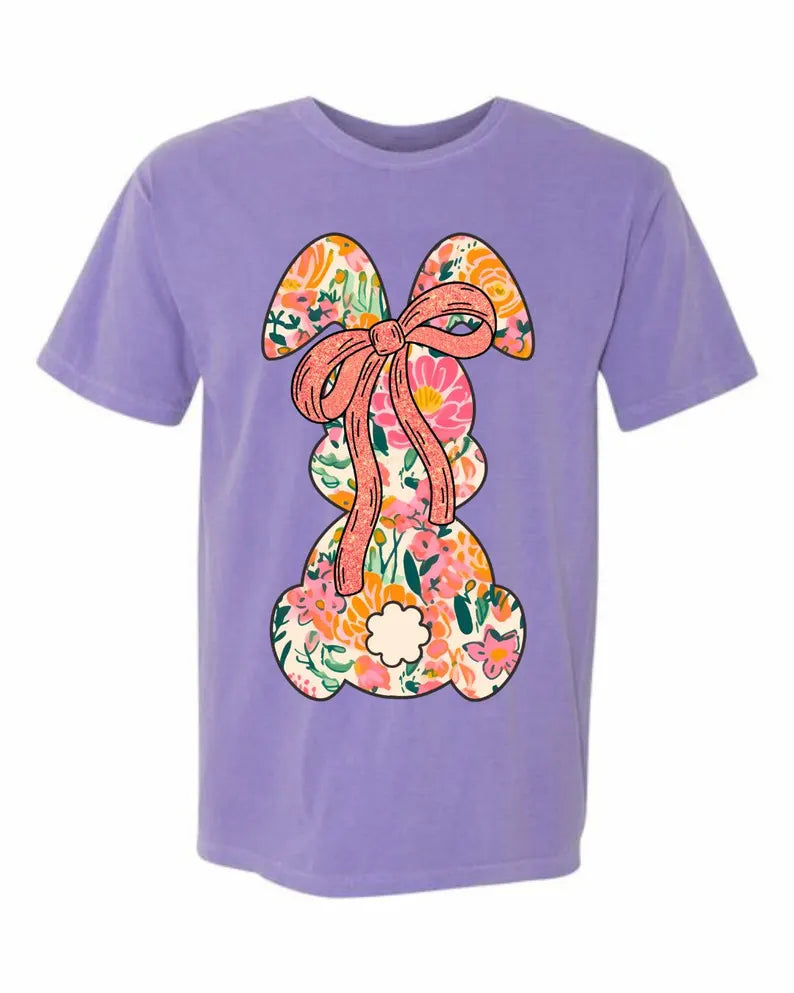 Bunny Please Tee - violet