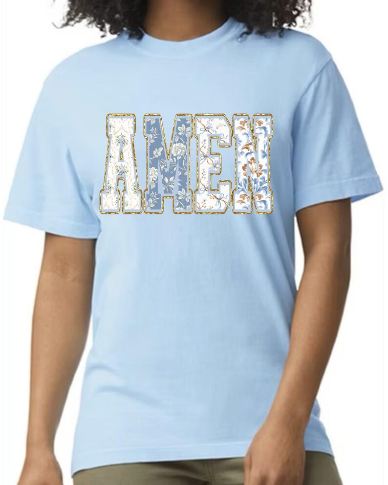 Amen Tee - Hydrangea