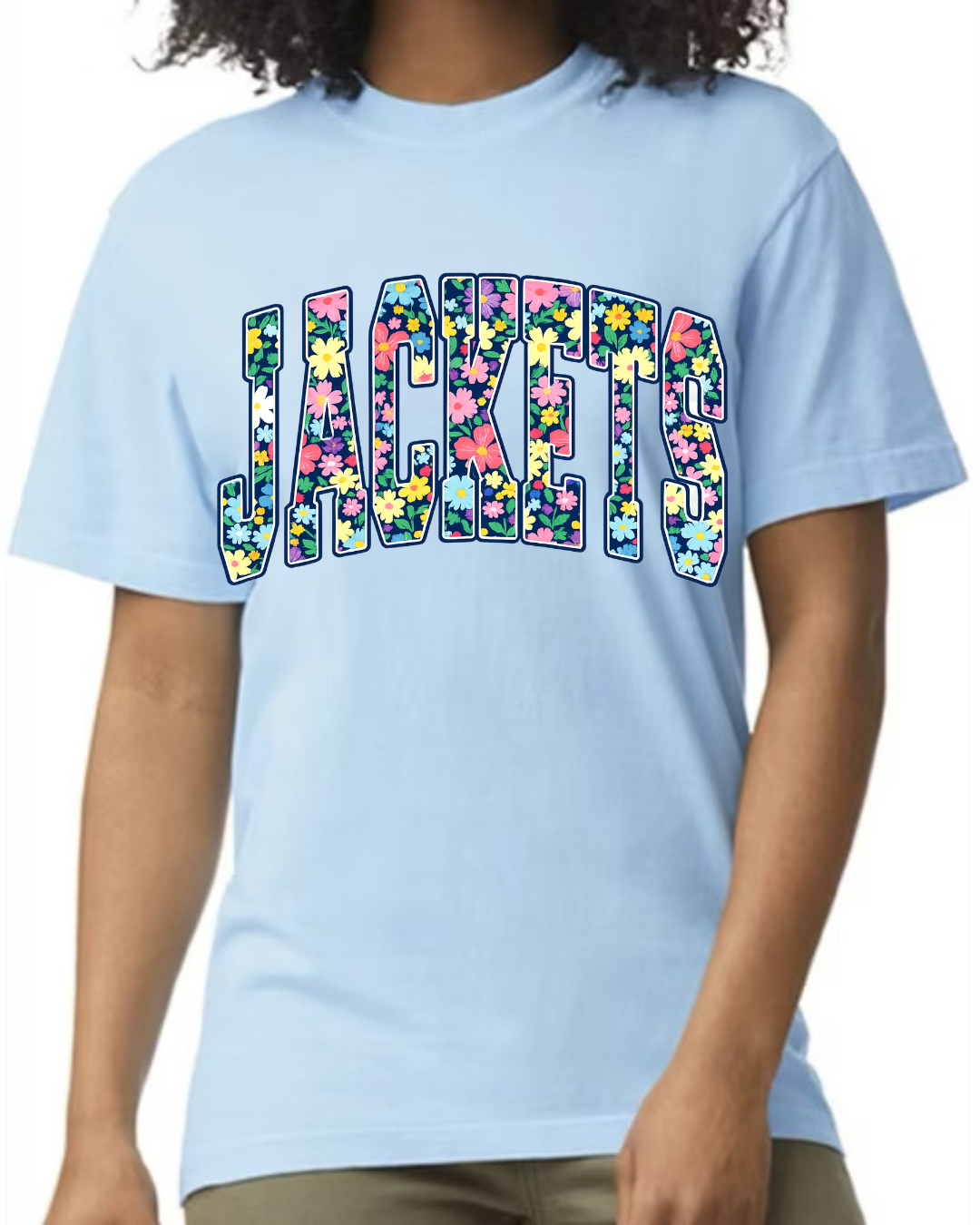 Floral Jackets Tee - hydrangea