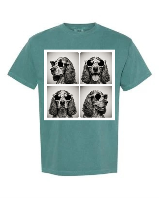Strike a Pose Poodle Tee - emerald