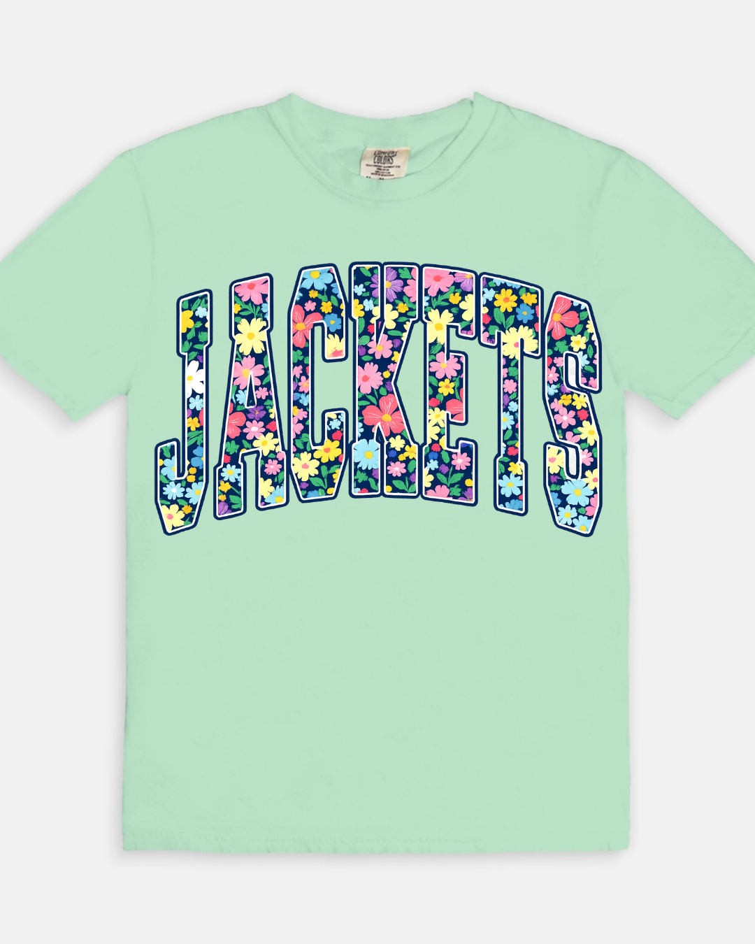 Floral Jackets Tee - island reef