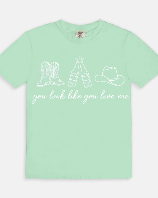 You Look Like You Love Me Tee - island reef