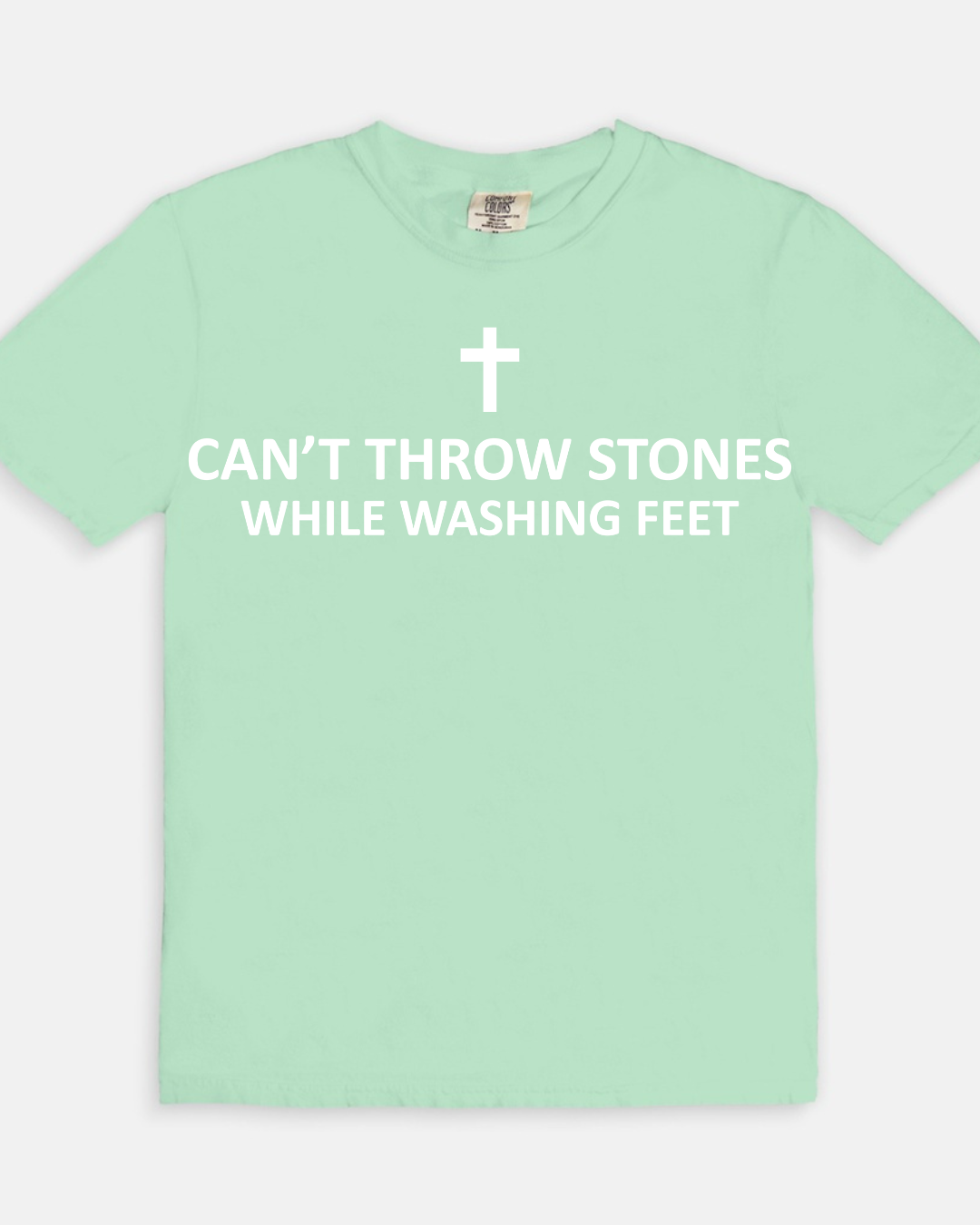 Can't Throw Stones While Washing Feet - island reef