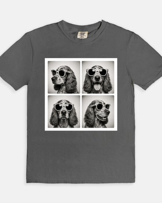 Strike a Pose Poodle Tee - pepper