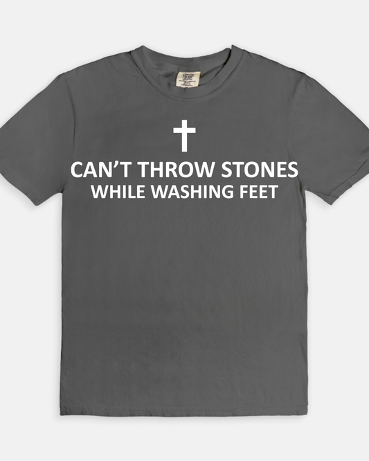 Can't Throw Stones While Washing Feet - pepper