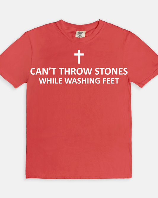 Can't Throw Stones While Washing Feet - watermelon