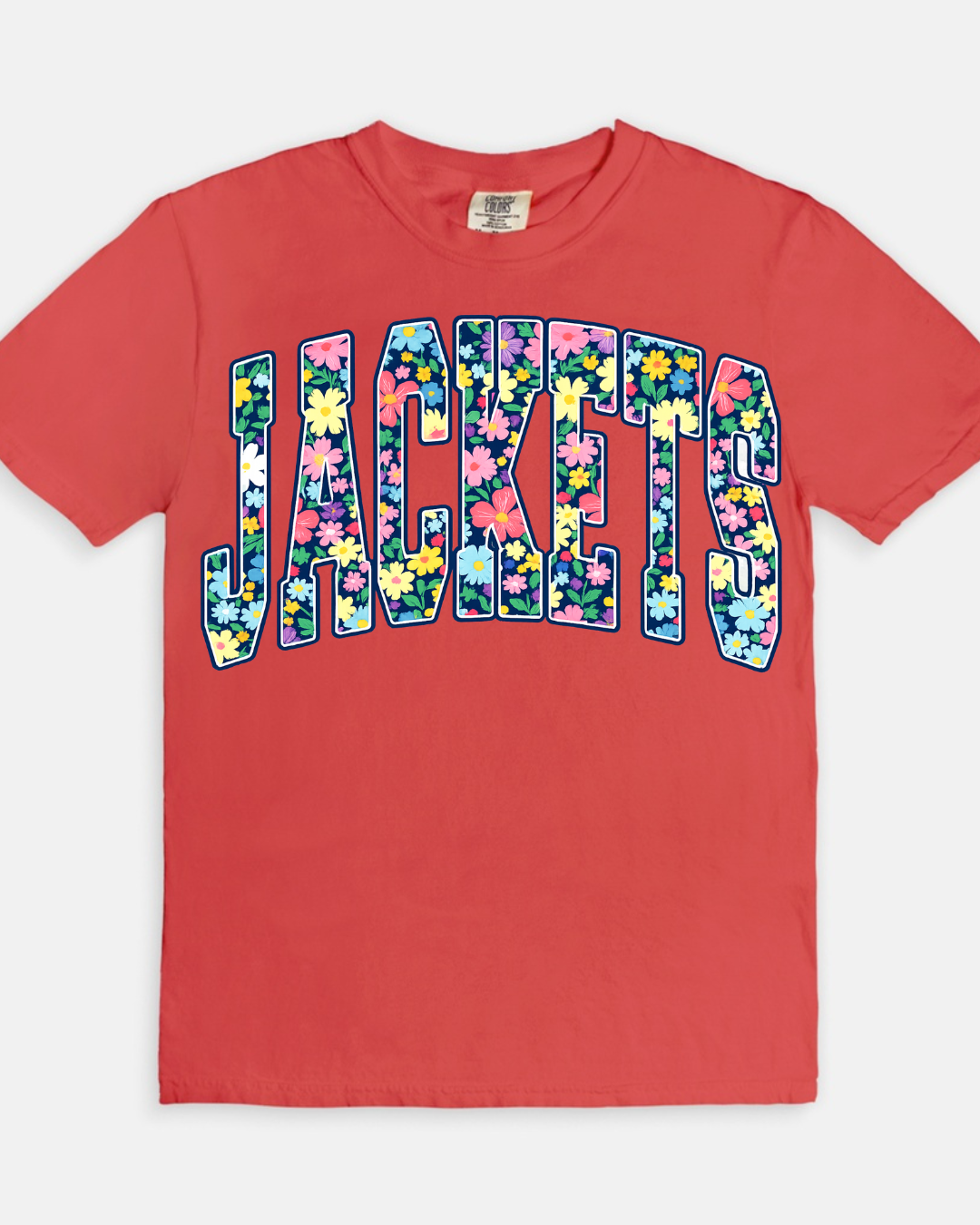Floral Jackets Tee - watermelon