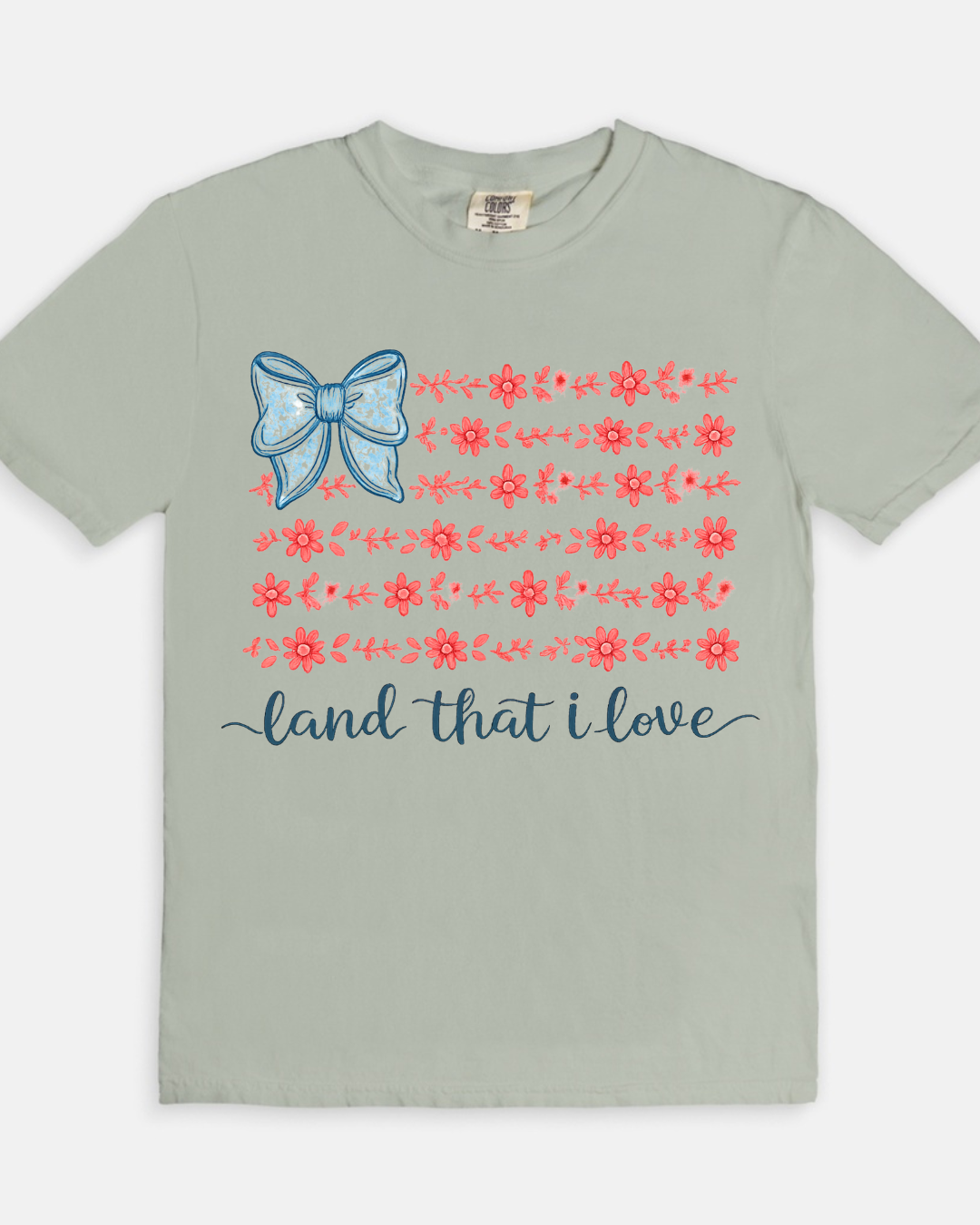 Land That I Love Tee - gray