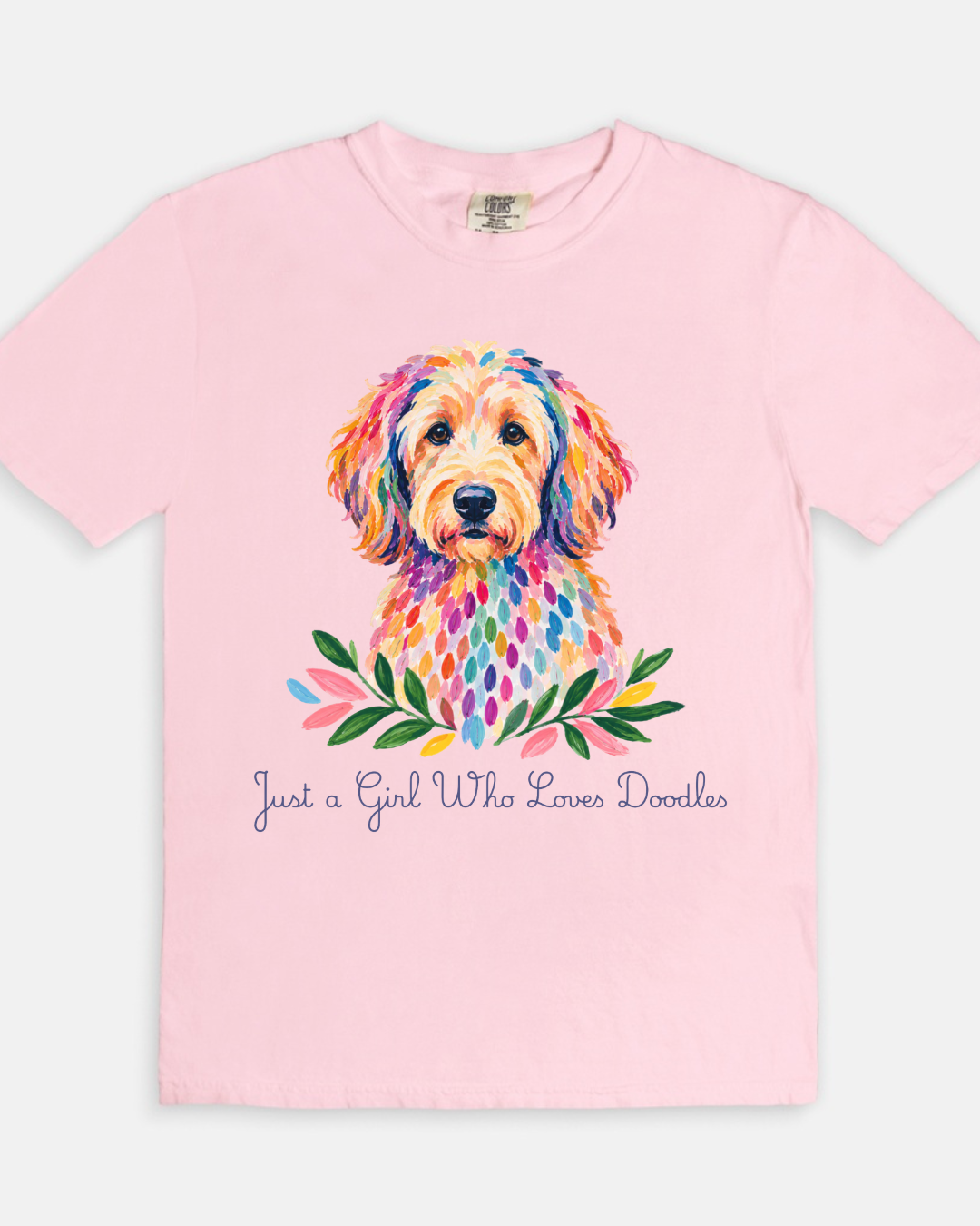 A Girl + Doodle Tee - blossom