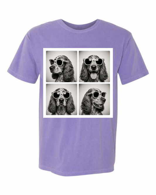 Strike a Pose Poodle Tee - violet