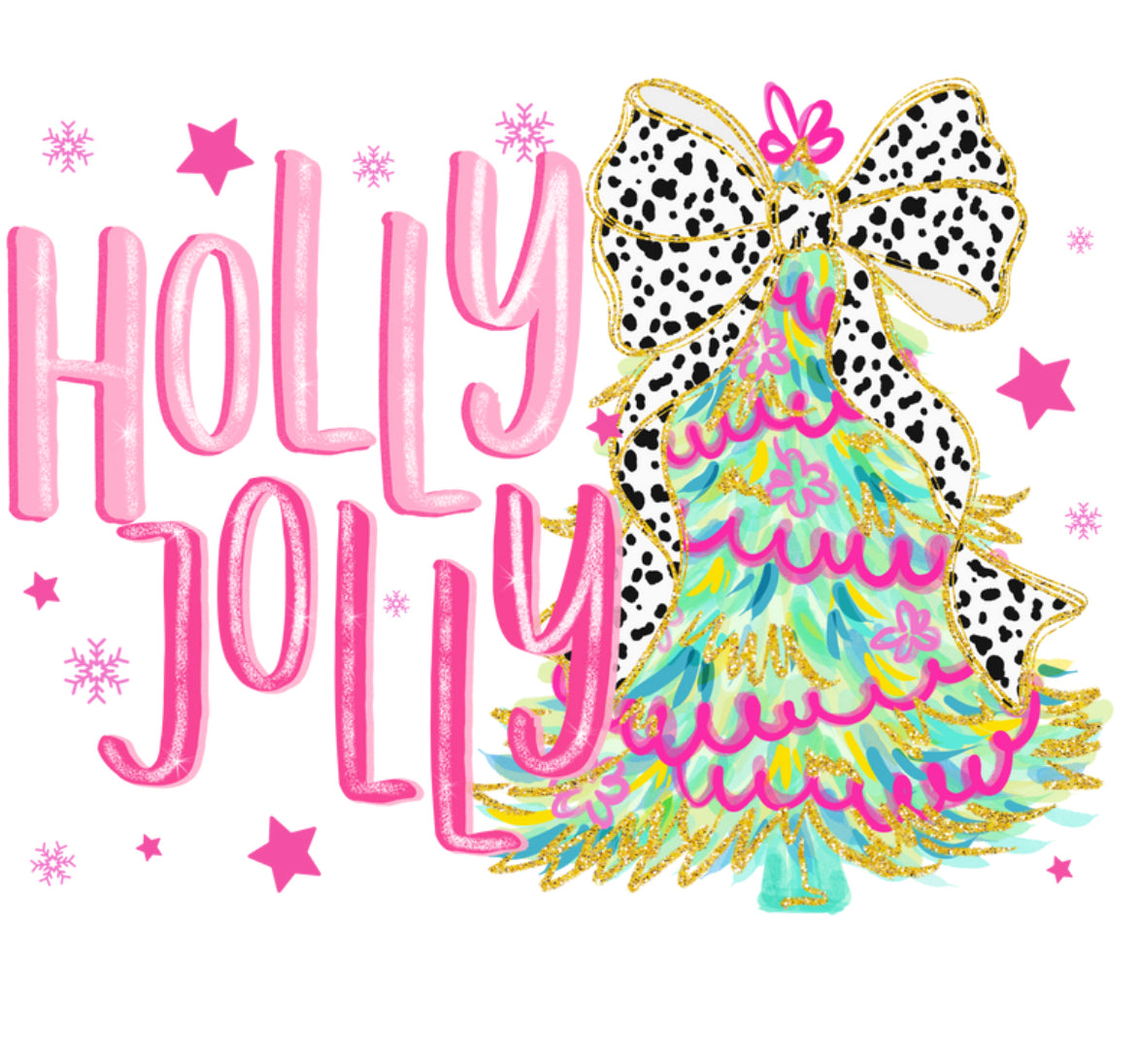 Holly Jolly DTF Print