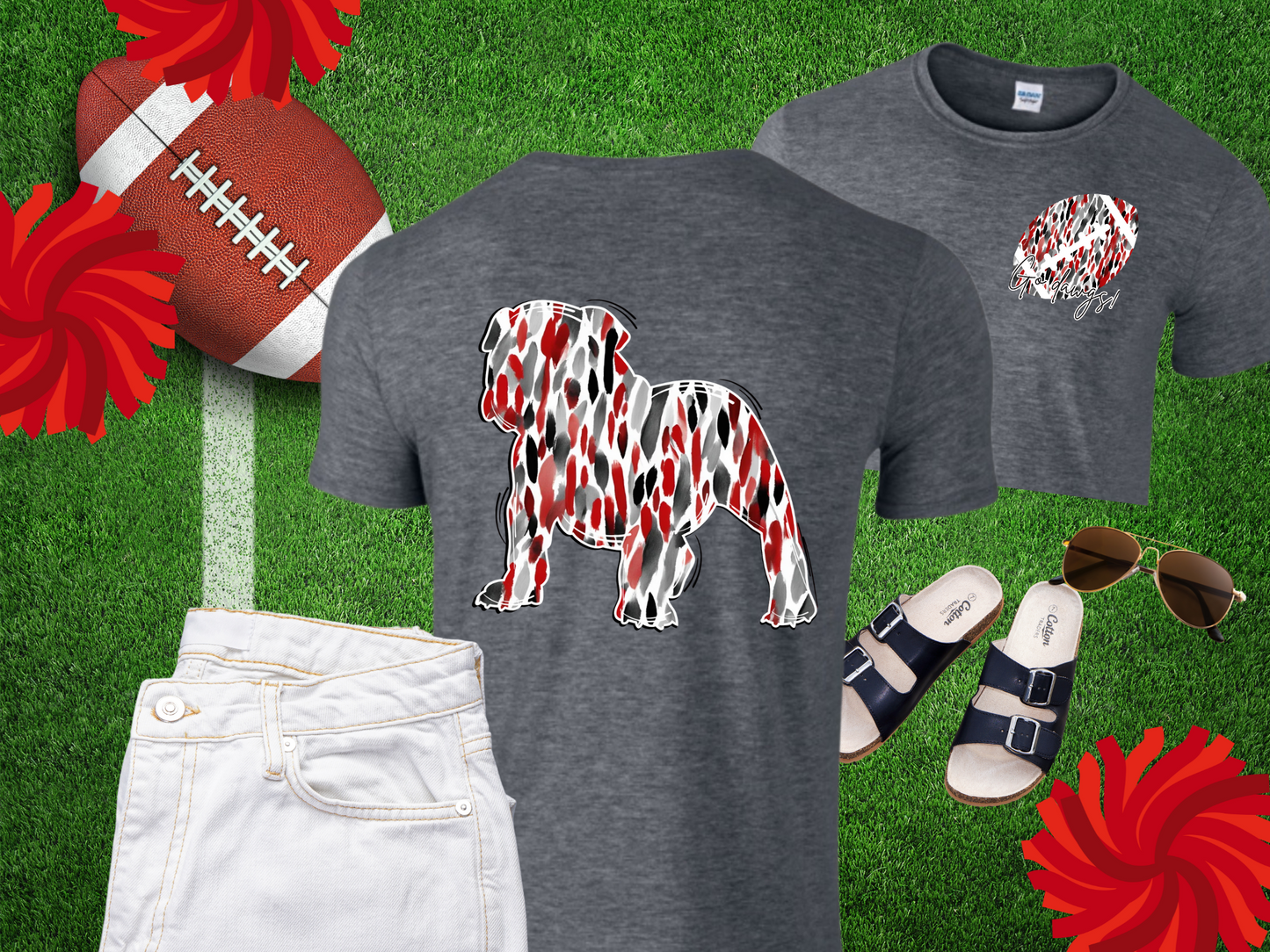 Bulldog Brushstroke T-shirt