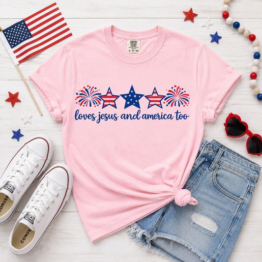 Jesus and America Too - blossom