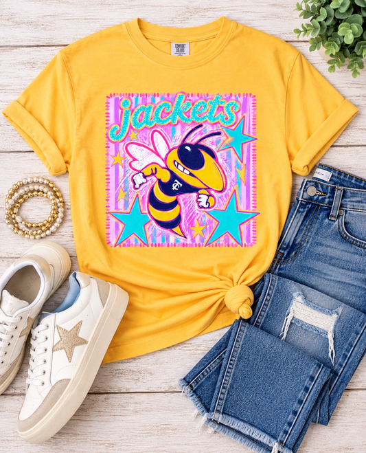 Neon Jackets Tee - citrus