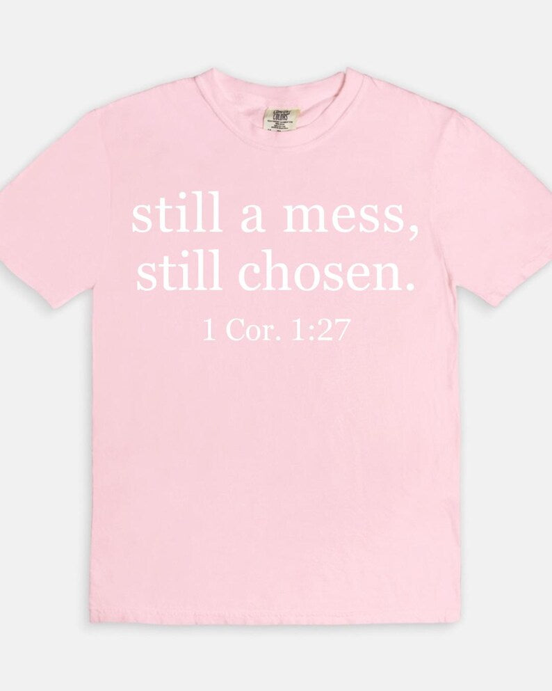 Still a Mess Tee - blossom