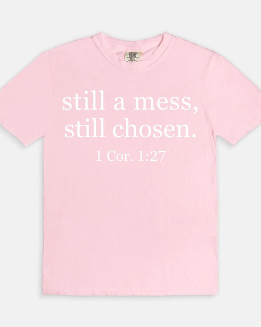 Still a Mess Tee - blossom