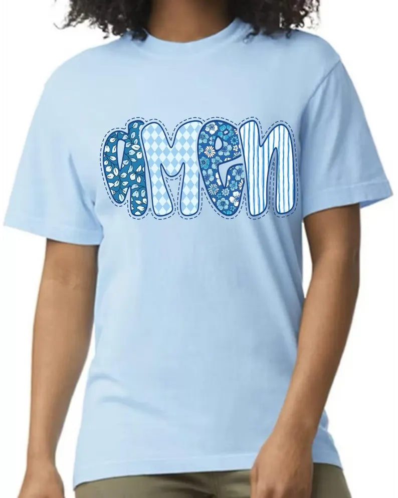 Blues Amen Tee -hydrangea