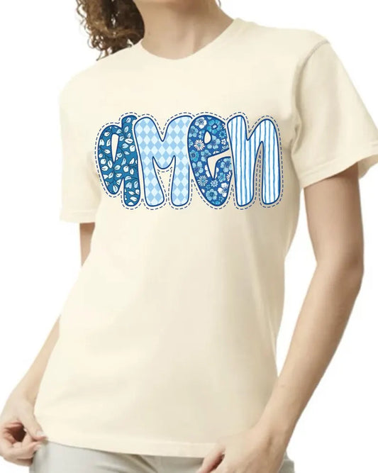 Blues Amen Tee - ivory