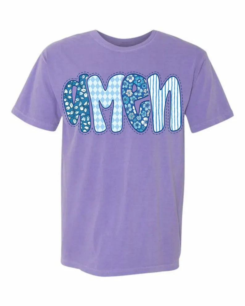 Blues Amen Tee - violet
