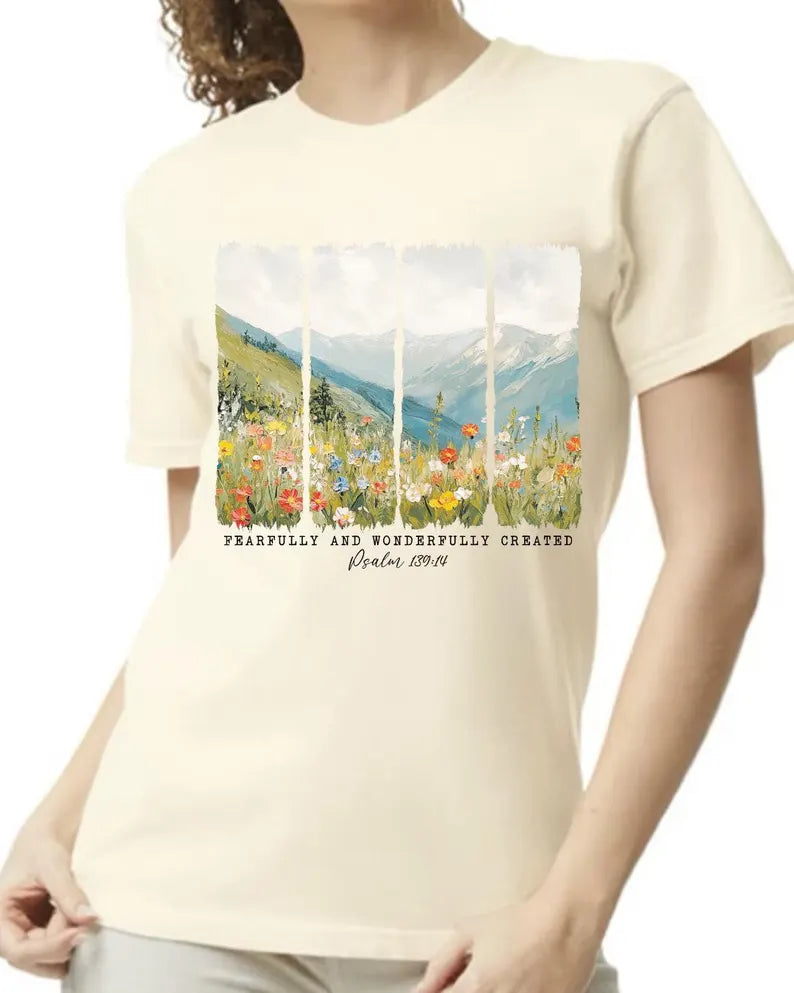 Psalm 139:14 Tee - ivory