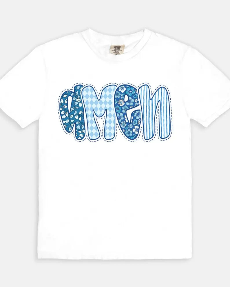 Blues Amen Tee - white